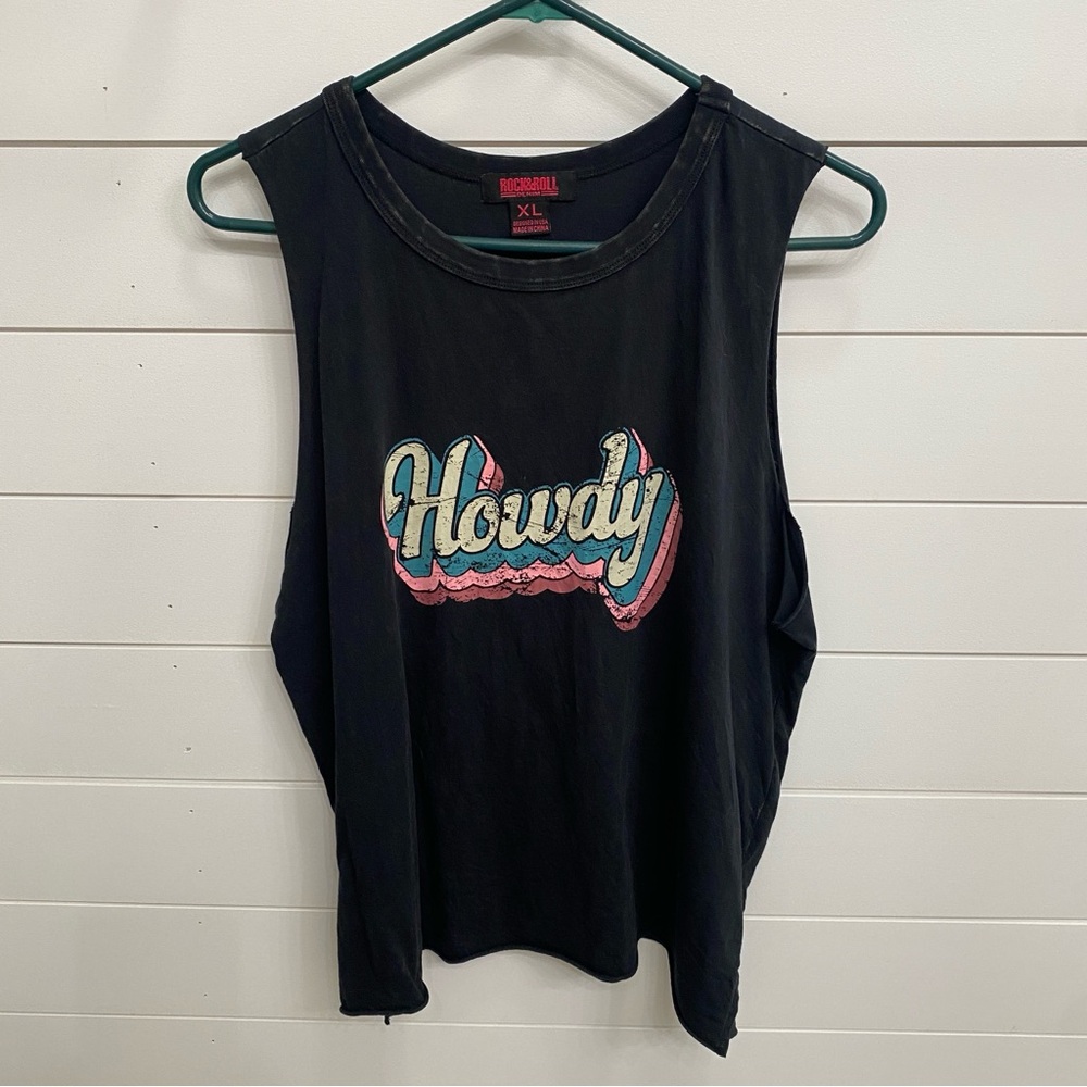 Howdy distressed tank
